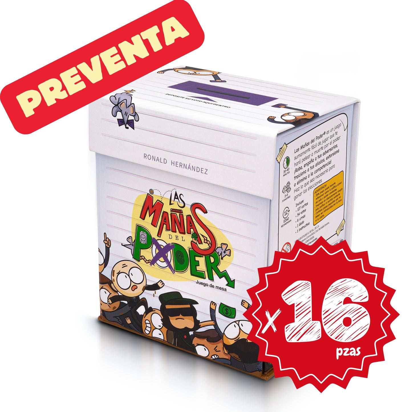 Las Mañas del Poder - Preventa (-50%) 16 PZAS TIENDAS