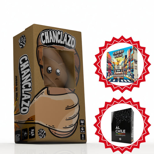 Chanclazo + Fierro Viejo + Al Chile (-15%)