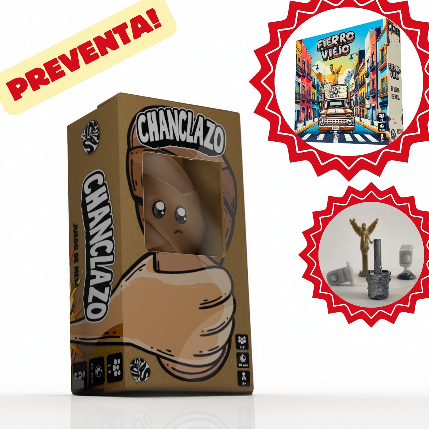 Chanclazo + Fierro Viejo + Kit 3D Fierro Viejo (-15%)