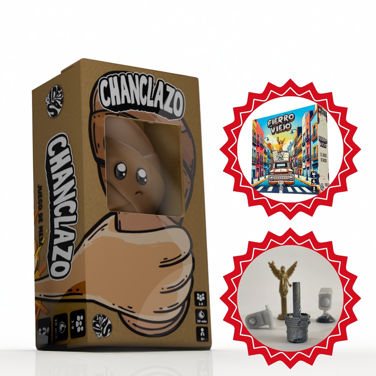 Chanclazo + Fierro Viejo + Kit 3D Fierro Viejo (-10%)