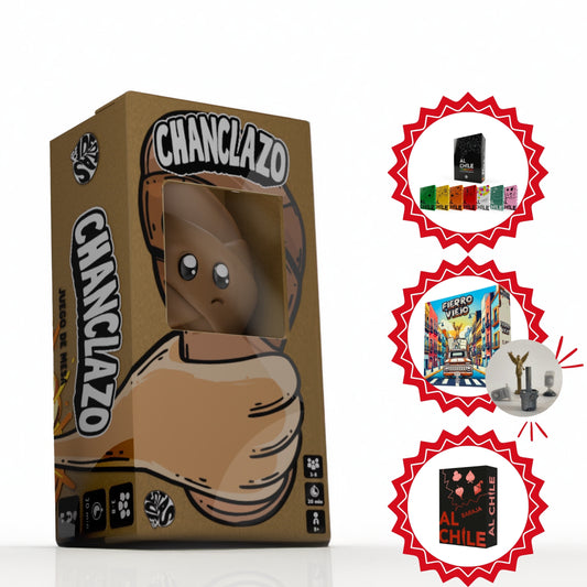 Chanclazo + Full Pack Al Chile + Fierro Viejo + Kit 3D + Baraja (-40%)