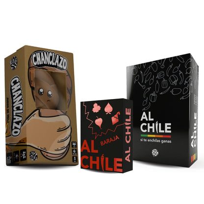 Chanclazo + Baraja + Al Chile (-10%)