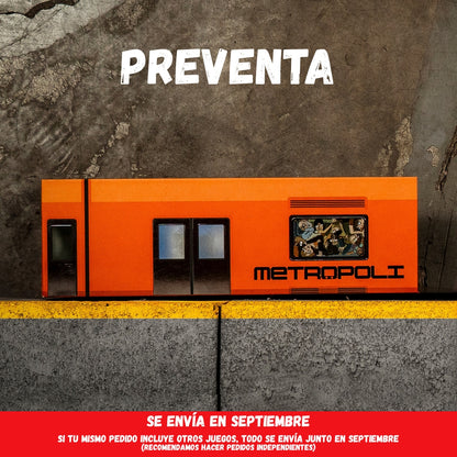 Metropoli 20% - Juego de Mesa del Metro - Preventa